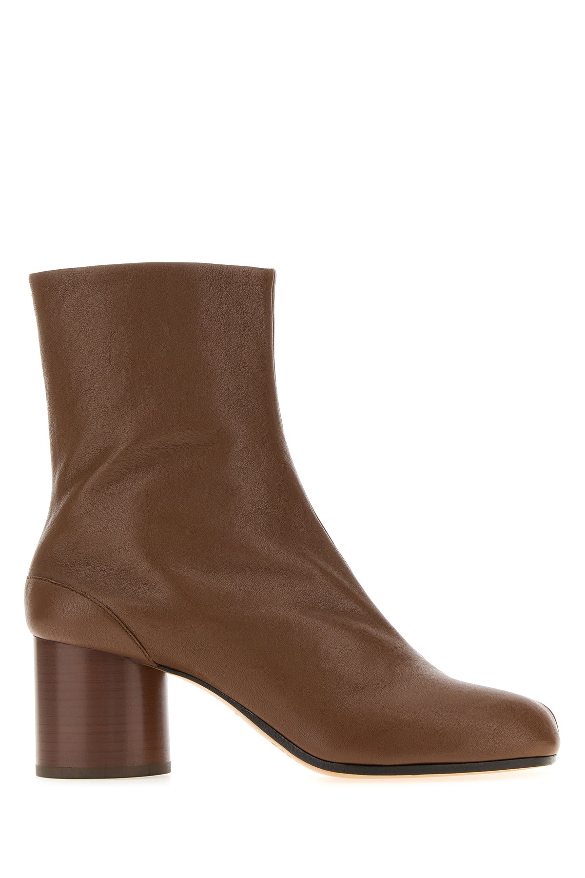 【Maison Margiela】ブラウン Tabi アンクルブーツ Maison Margiela/メゾンマルジェラ|ブラウン レザー TABI