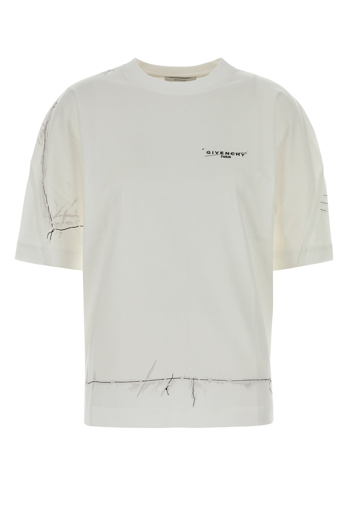 ホワイト コットン オーバーサイズ Tシャツ