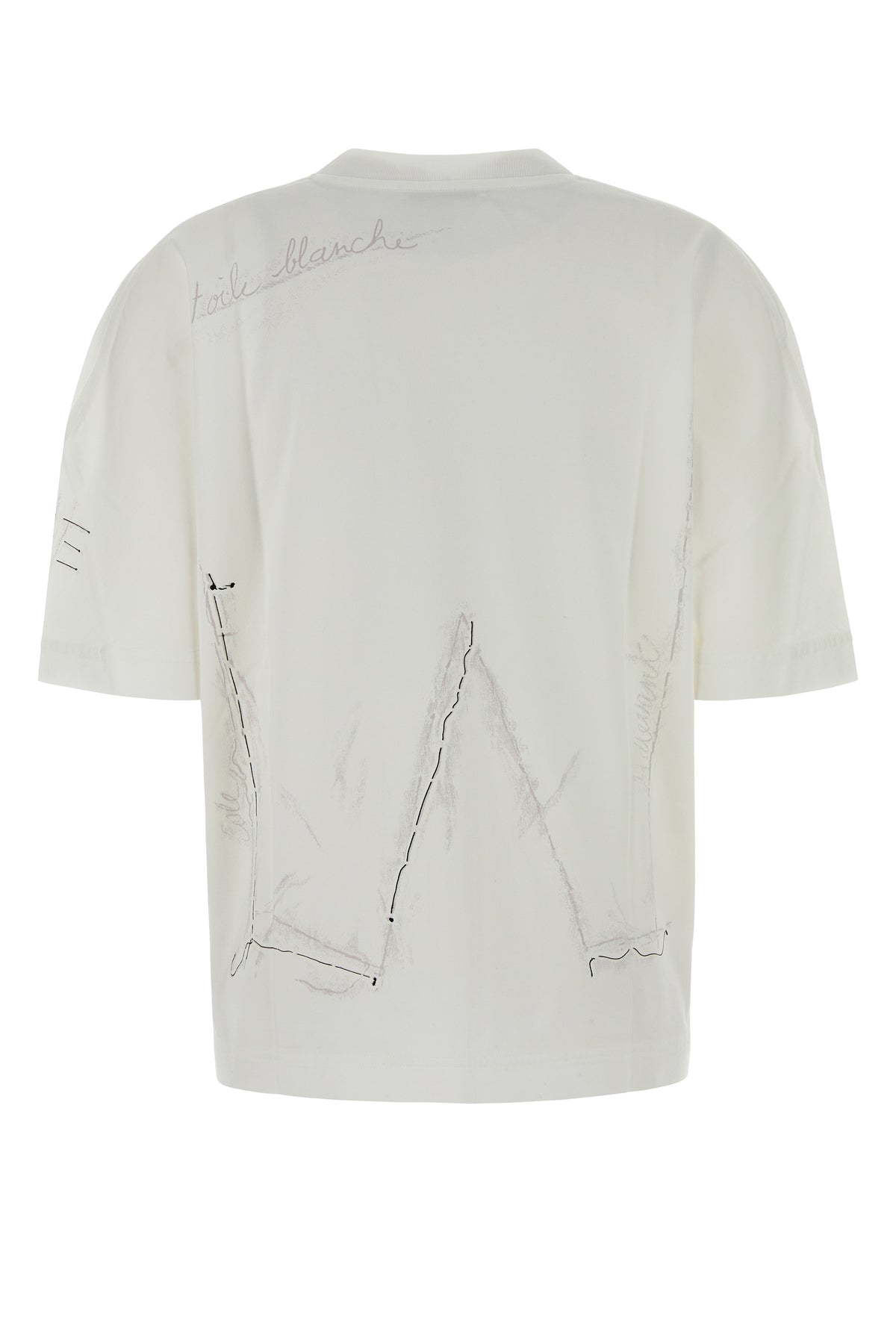 ホワイト コットン オーバーサイズ Tシャツ