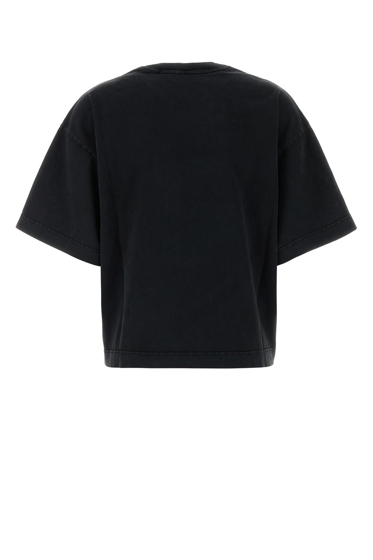 ブラック コットン オーバーサイズ Tシャツ