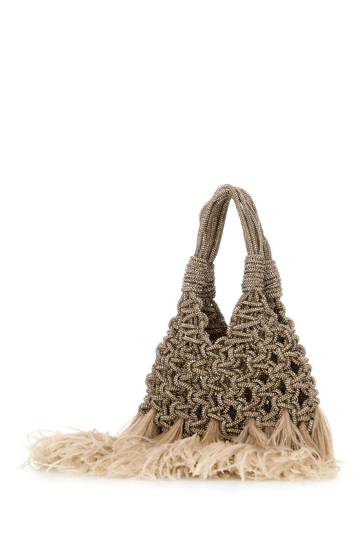 BORSA GIOIELLO E PIUME