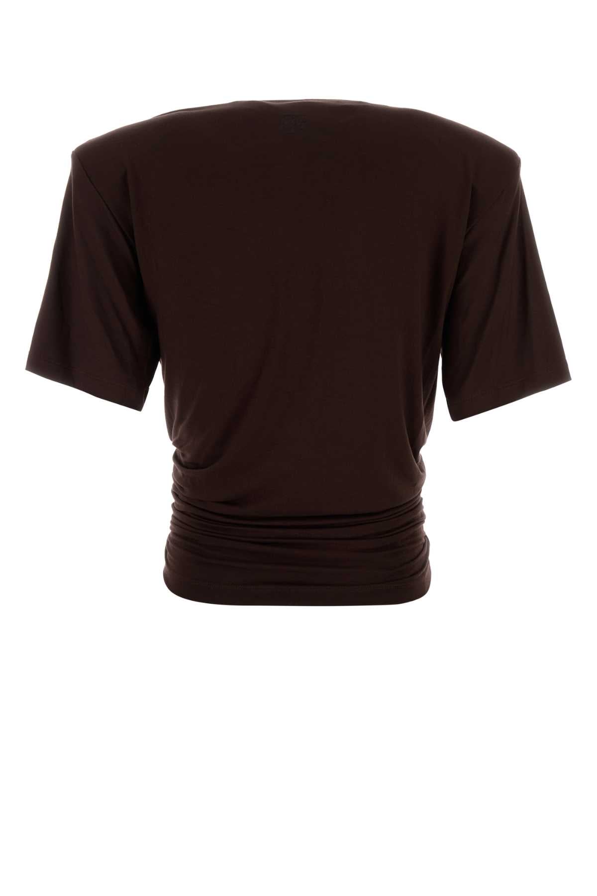 Tシャツ ブラウン