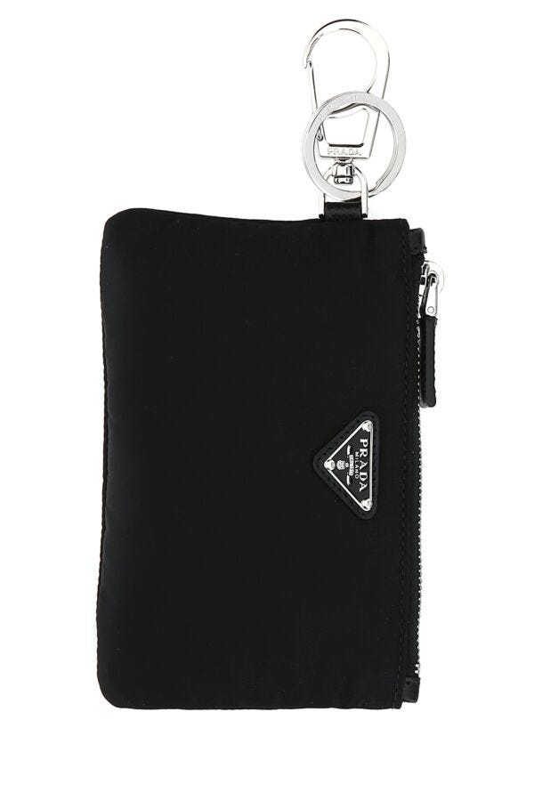 PRADA ブラック ナイロン キーホルダー PRADA ブラックナイロンキーホルダー - メルカリ