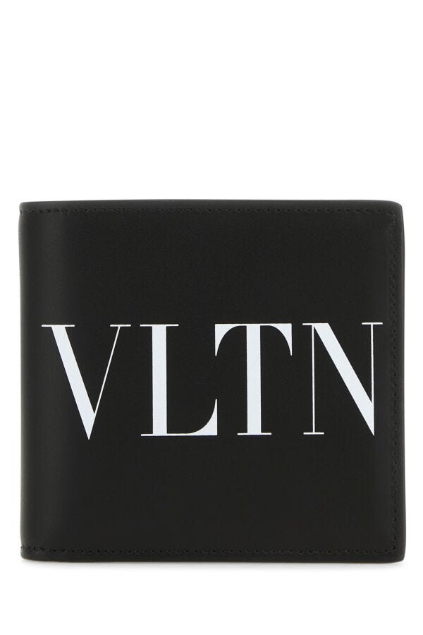 ブラック レザー VLTN ウォレット