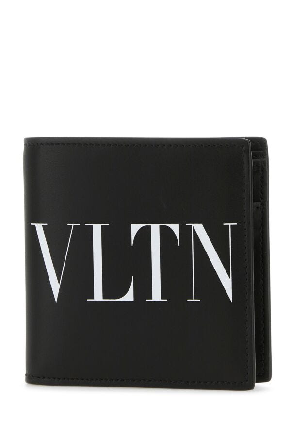 ブラック レザー VLTN ウォレット