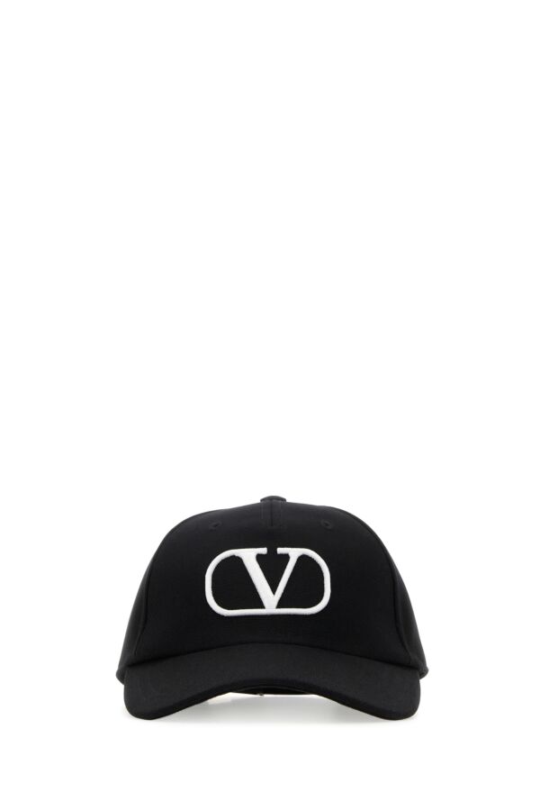 ヴァレンティノ VLTN ブラック ベースボールキャップ VALENTINO ヴァレンティノ キャップ 帽子 ベースボールキャップ