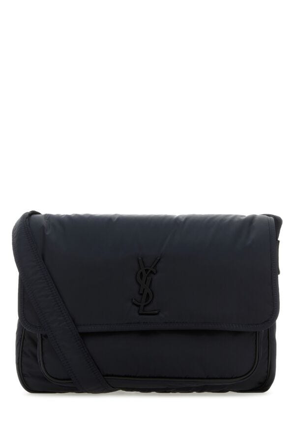 Saint Laurent/サンローラン｜ダーク ブルー ナイロン クロス
