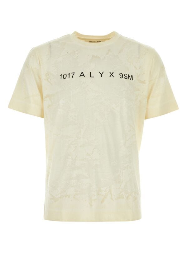 【関税&送料込】Alyx Cream Cotton And Polyester T-Shirt Alyx/アリクス｜クリーム コットン アンド Tシャツ