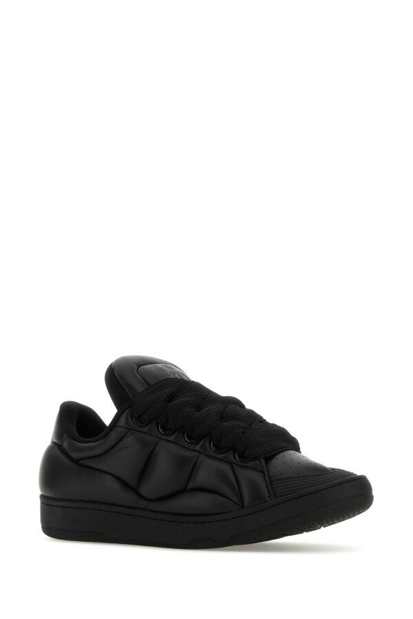 Lanvin/ランバン｜ブラック レザー カーブ XL スニーカー