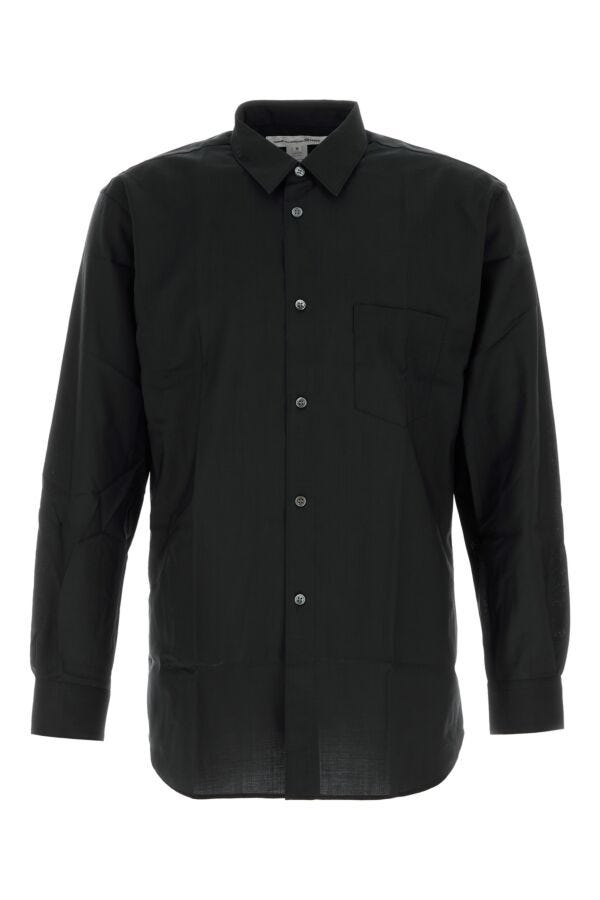 comme des garcons shirt ブラックシャツ xs