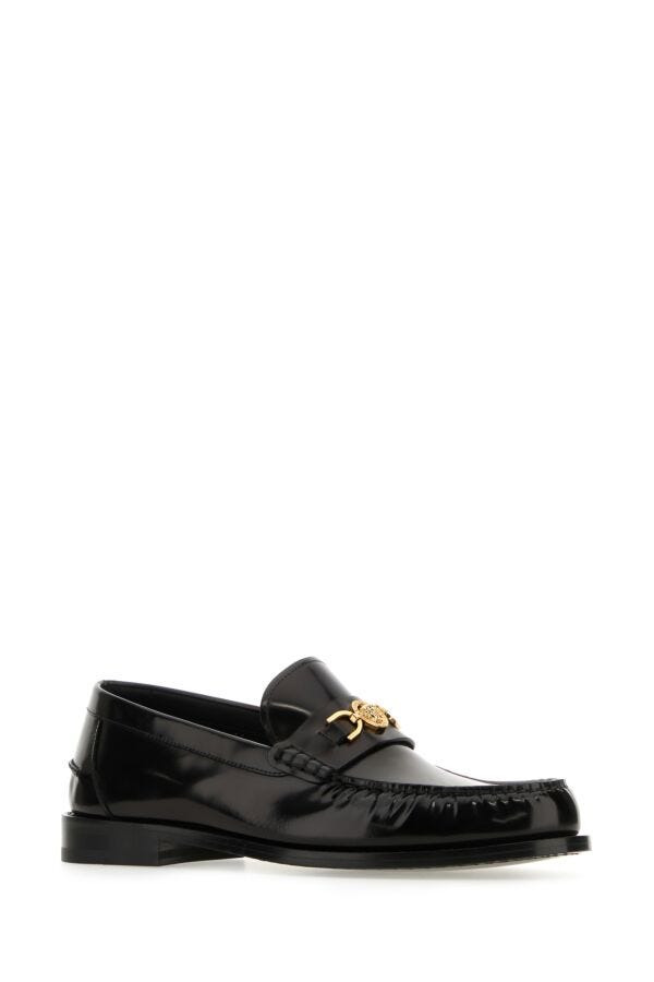 【VERSACE】 メドゥーサ '95 ローファー メドゥーサ '95 ローファー ブラック,ゴールド | VERSACE JP