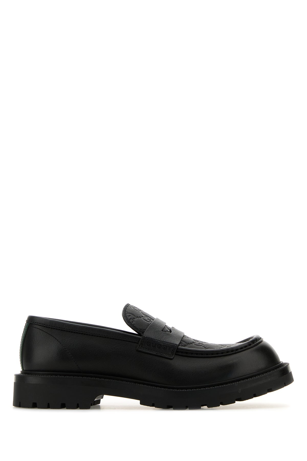 GUCCI ブラックレザー ローファー GUCCI ブラックレザー ローファー