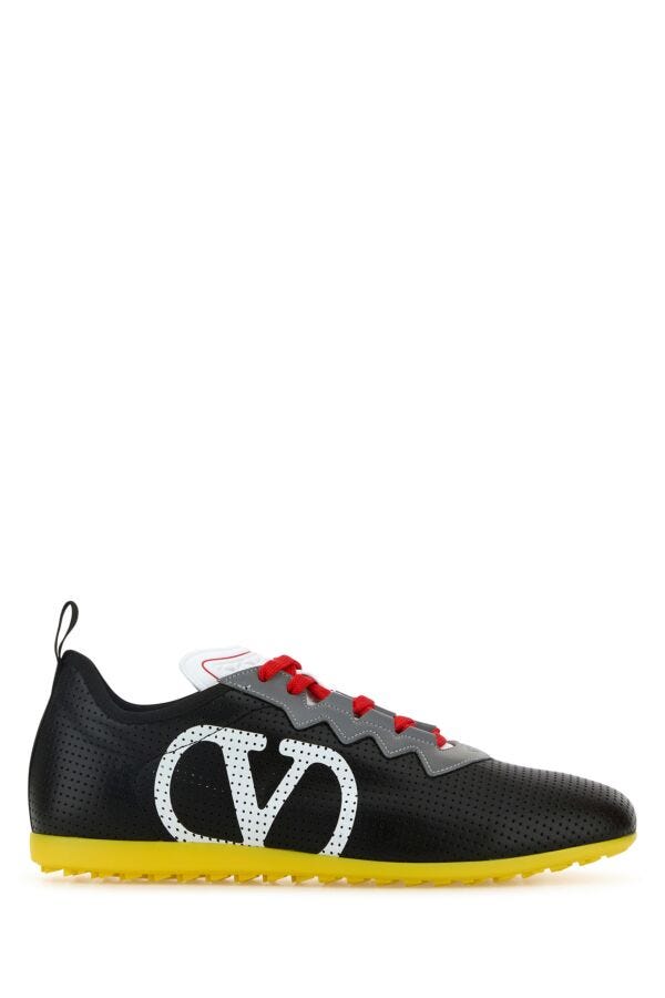 VALENTINO レザー ロゴ スニーカー ブラック【注目商品】★ 楽天市場】【全品10%OFFクーポン】 ヴァレンティノ スニーカー