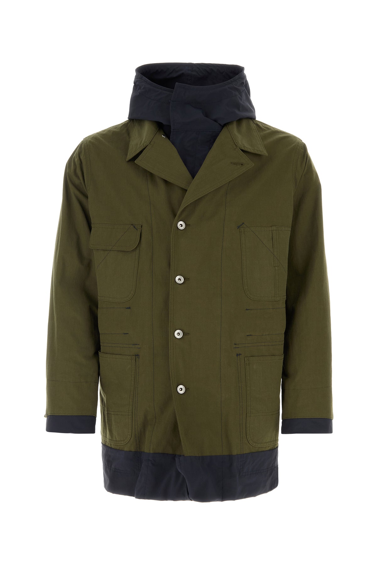 定価79200円 sacai コットン ジャケット Sacai - コットン・ポプリン・ジャケット をオンライン購入