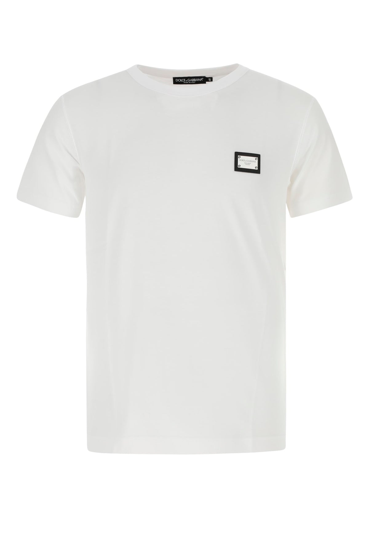 Dolce & Gabbana/ドルチェ＆ガッバーナ｜ホワイト コットン Tシャツ