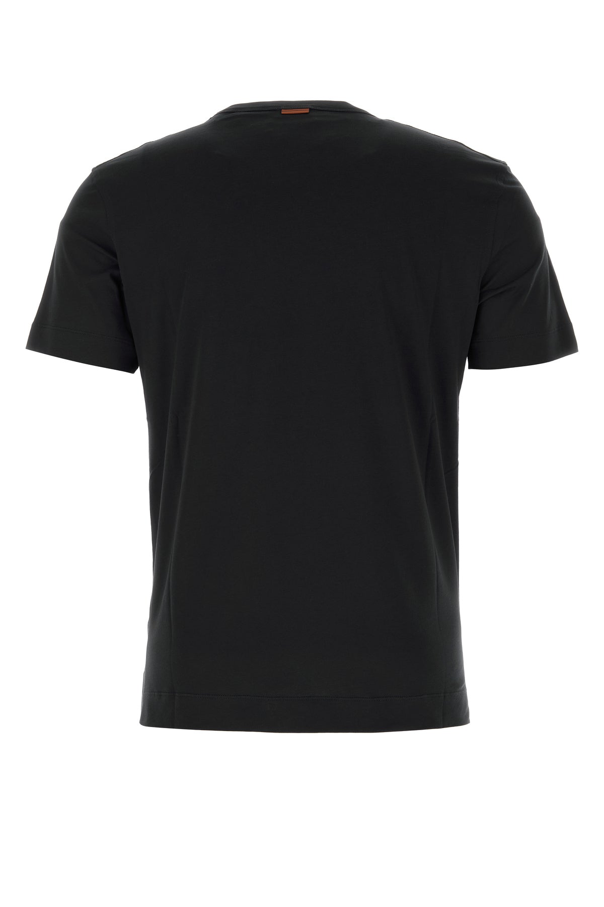 【ZEGNA】ロゴコットンTシャツ ブラック ZEGNA】ロゴコットンTシャツ ブラック