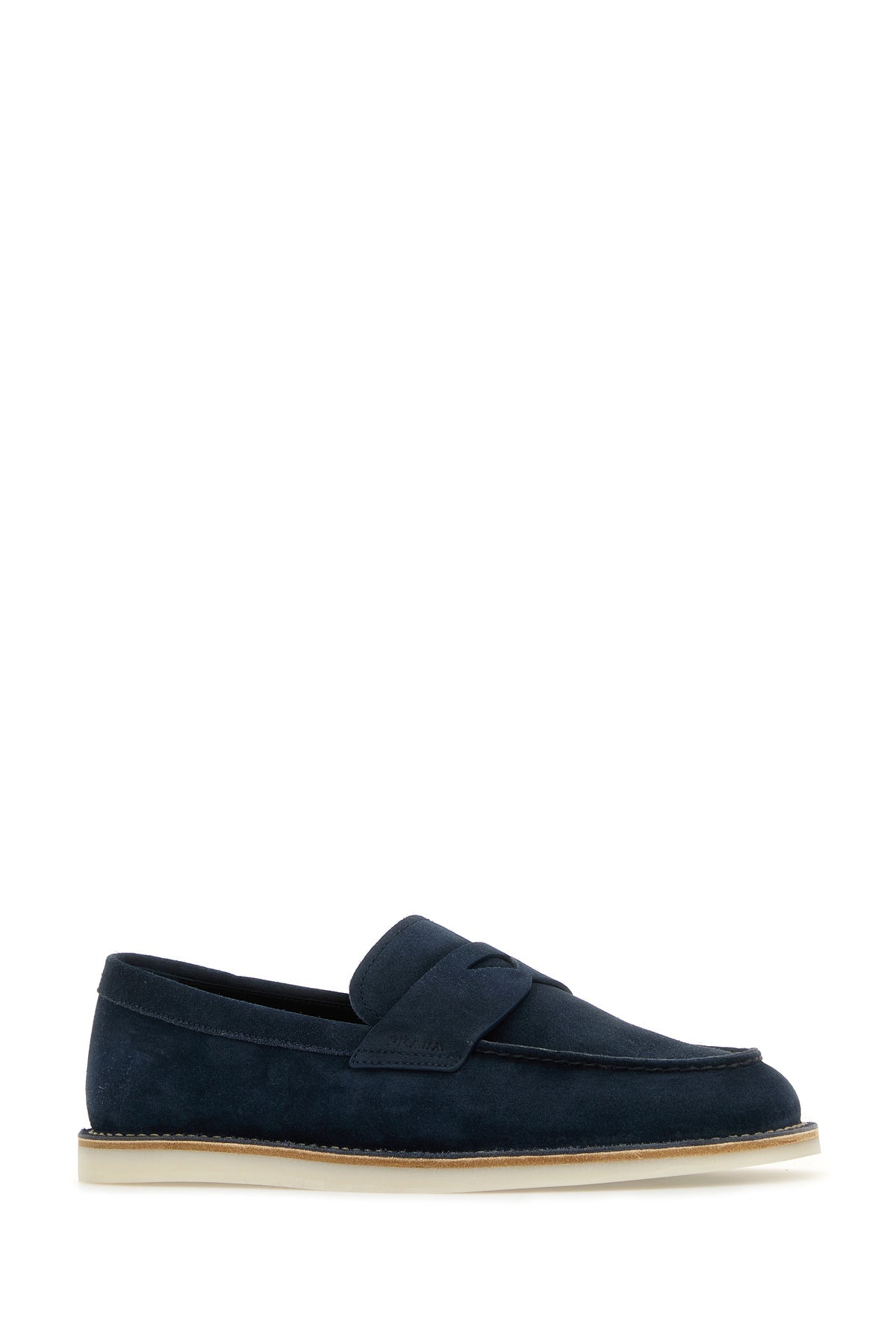 ★関税込★ PRADA スエード ネイビー ローファー Prada/プラダ｜ネイビー ブルー スエード ローファー