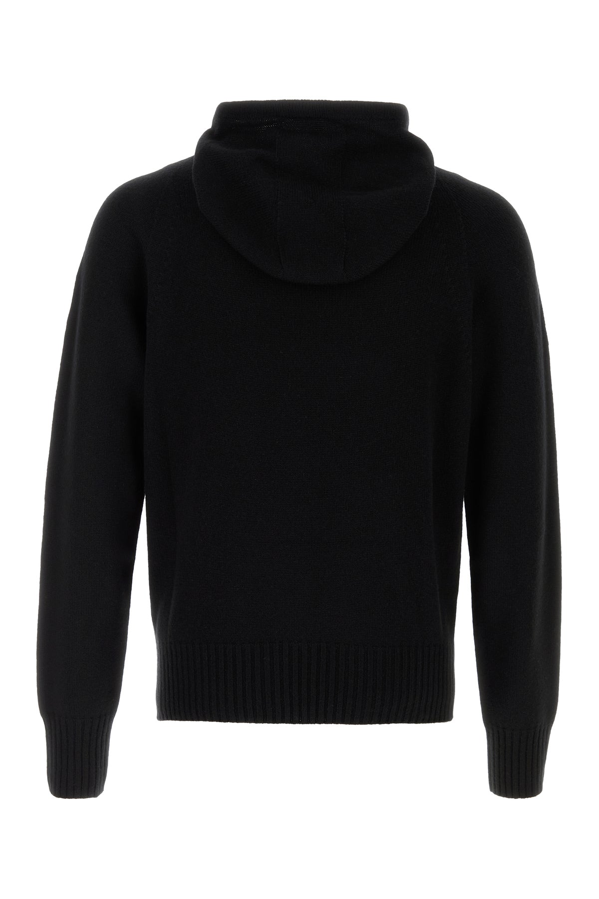 ブラック カシミア スウェットシャツ