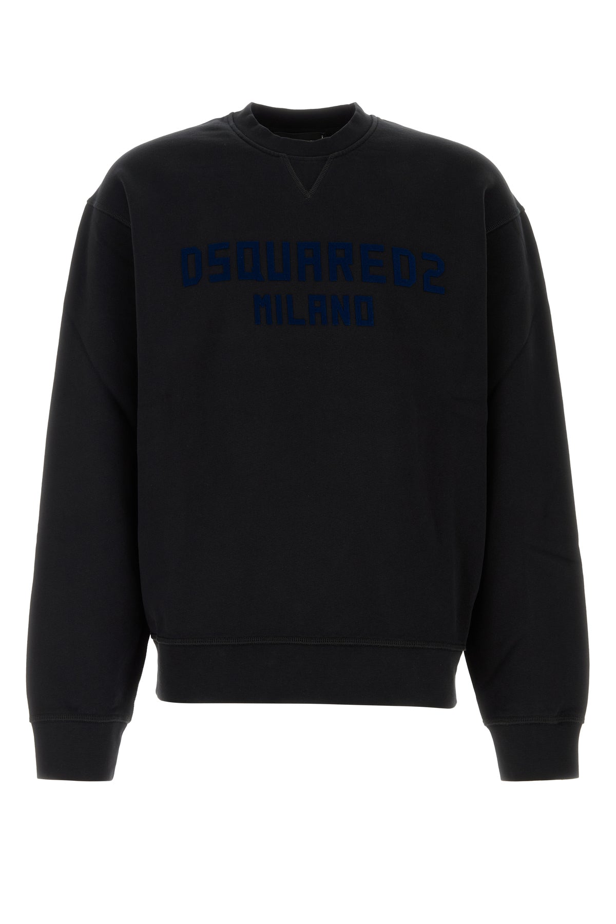 DSQUARED2♡ ブラックコットンスウェットシャツ Dsquared2/ディースクエアード｜ブラック コットン スウェットシャツ