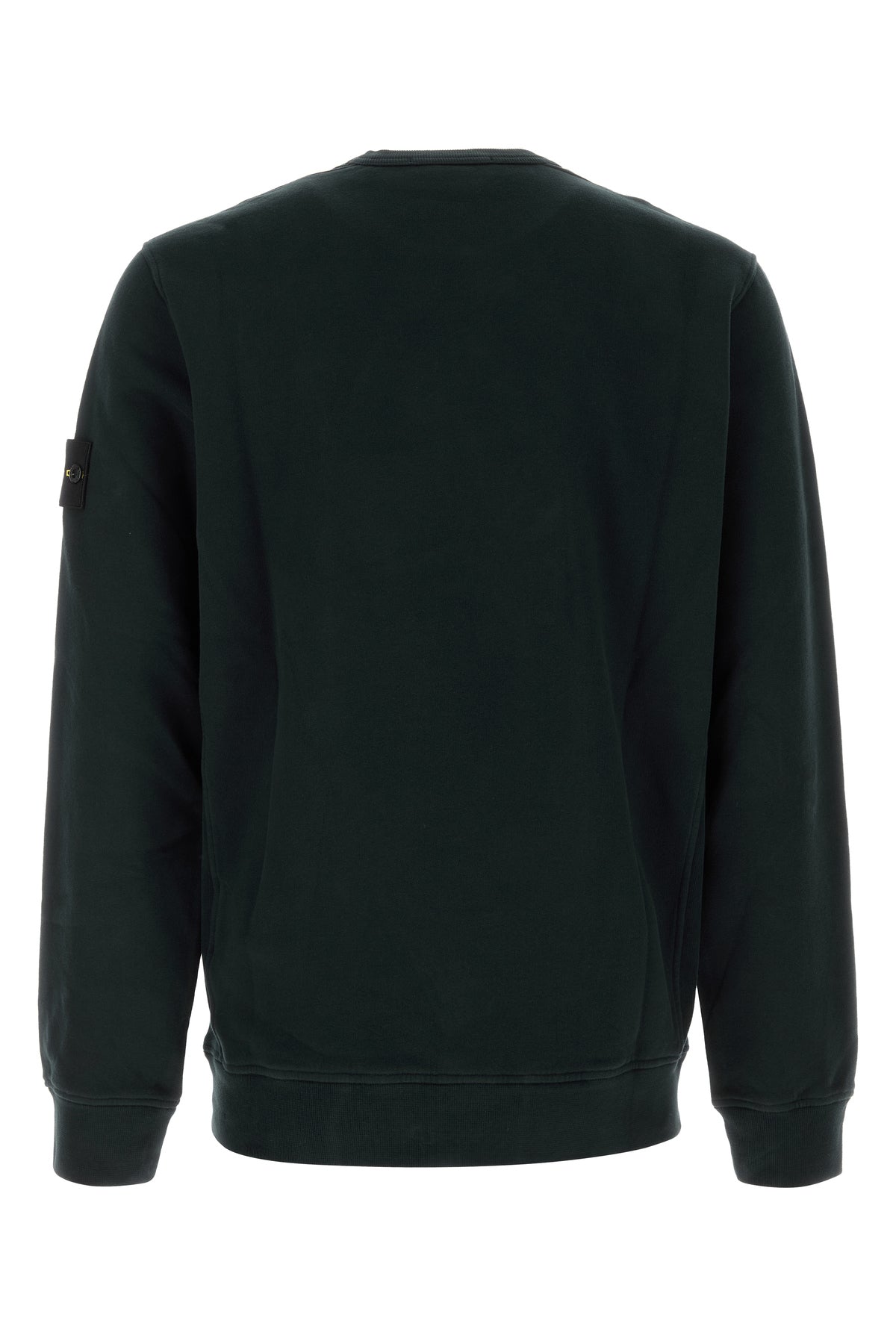 STONE ジップアップコットンスウェットシャツ ブラック Stone Island/ストーンアイランド|ブラック コットン