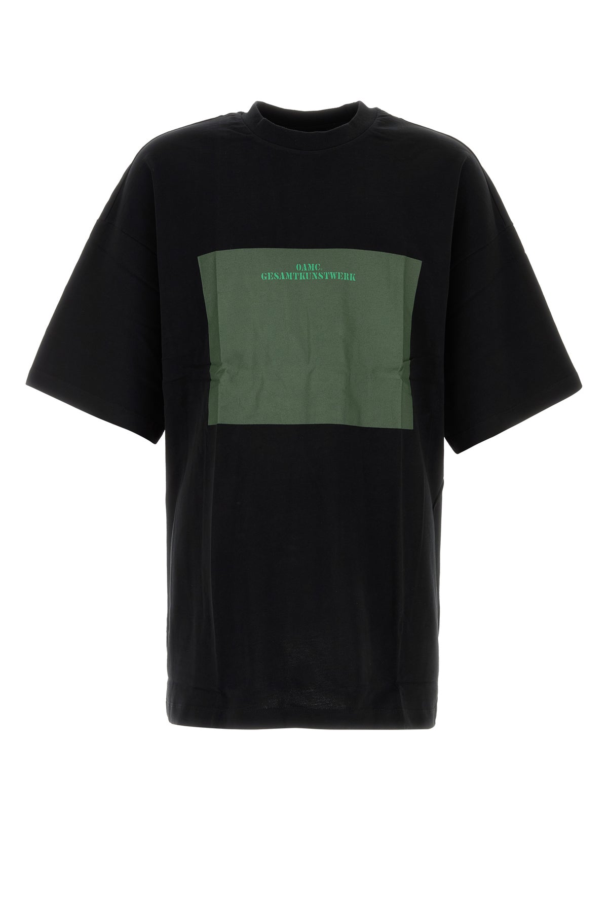 Tシャツ・カットソー OAMC SS24 Black cotton t-shirt (24E28OAJ14COT00912 001) Oamc/オーエーエムシー｜ブラック コットン Tシャツ