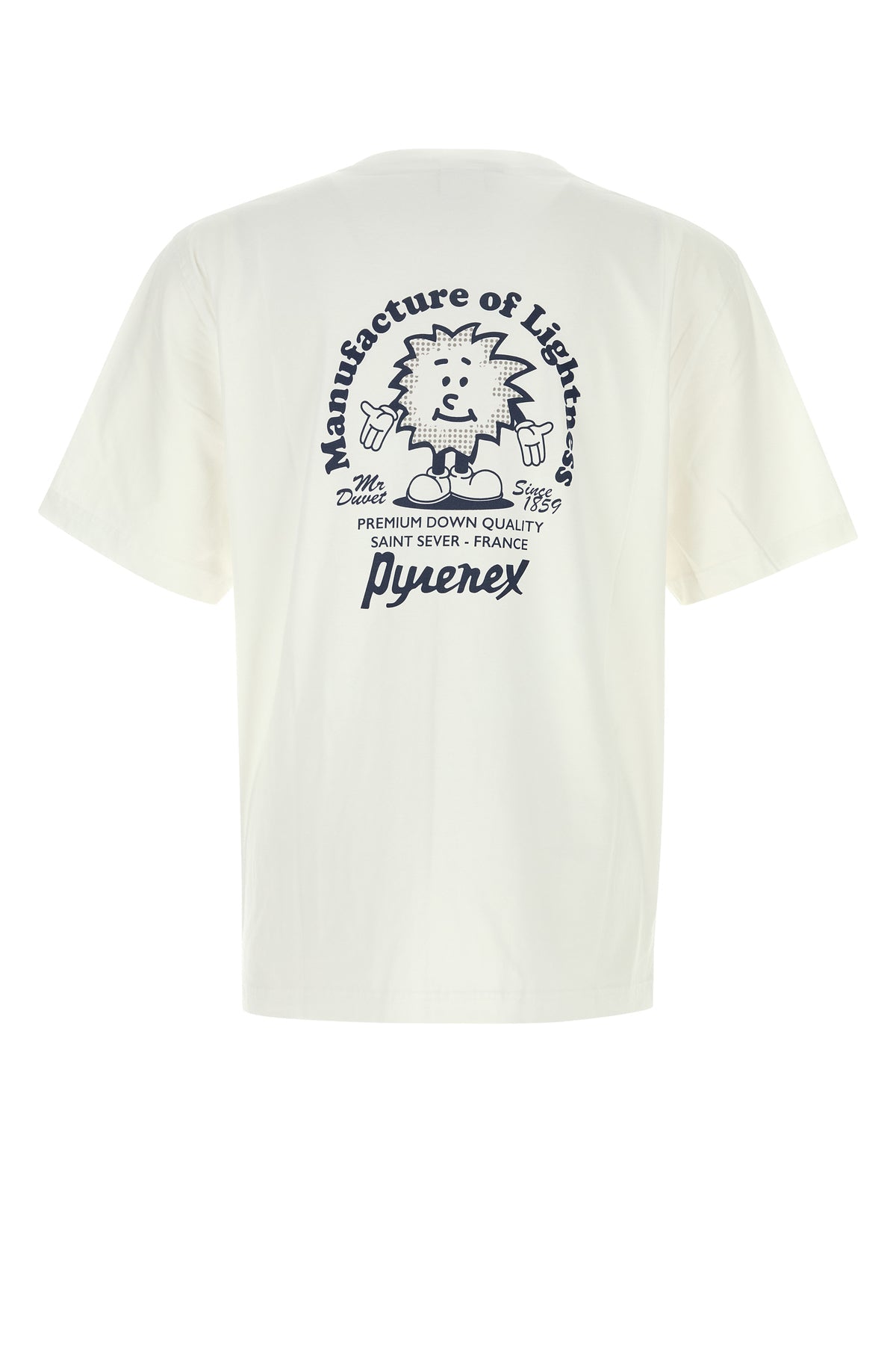 ホワイト ストレッチ コットン Tシャツ