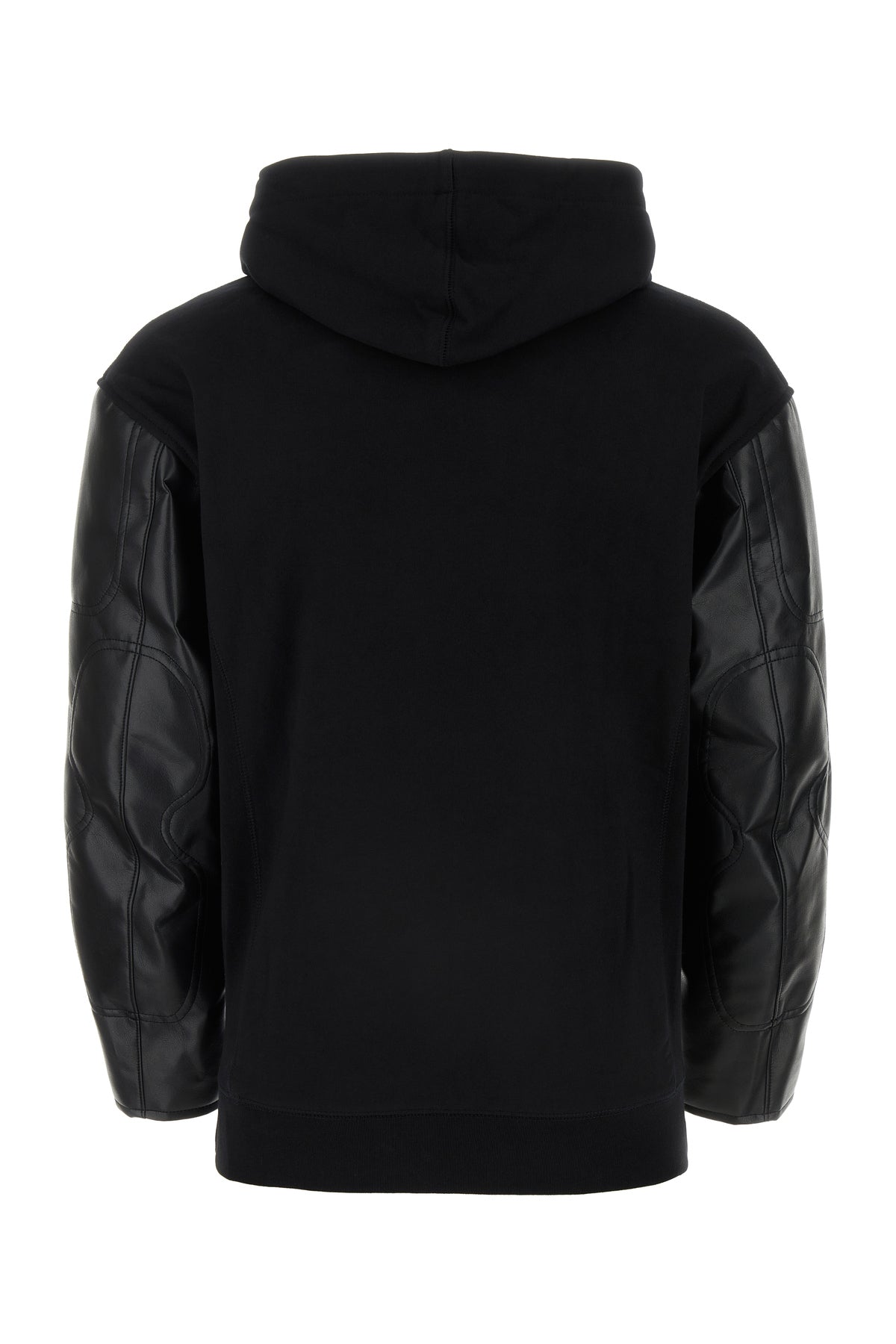 スウェット・トレーナー Junya Watanabe SWEATSHIRTS (WMT904S24 BLKXBLK) Junya Watanabe/ジュンヤワタナベ｜ブラック コットン