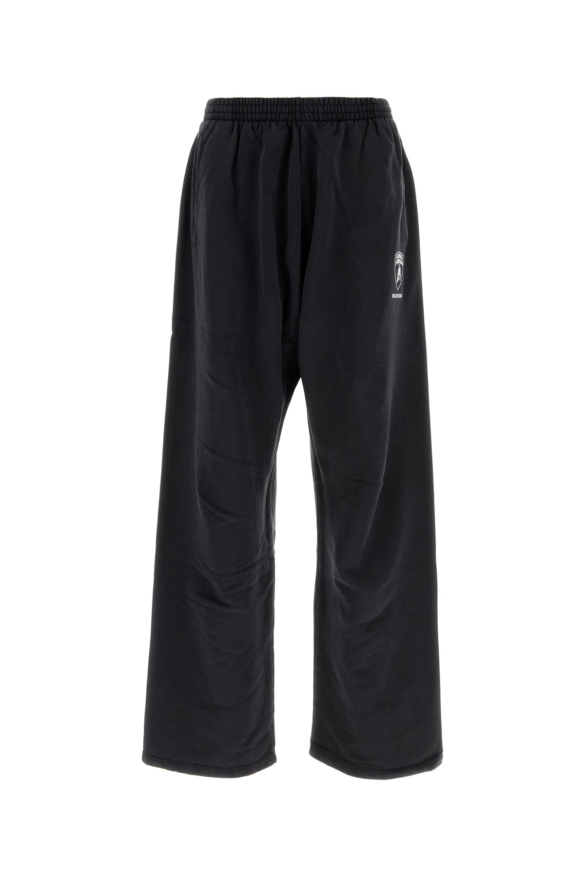 好きに Balenciaga/バレンシアガ｜ブラック コットン バレンシアガ ジョガー トップス