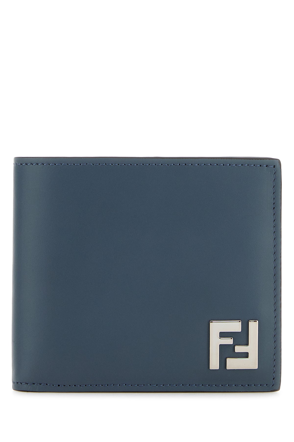 折りたたみ財布 FENDI AIR FORCE BLUE LEATHER WALLET Fendi/フェンディ|エアー ブルー レザー ウォレット