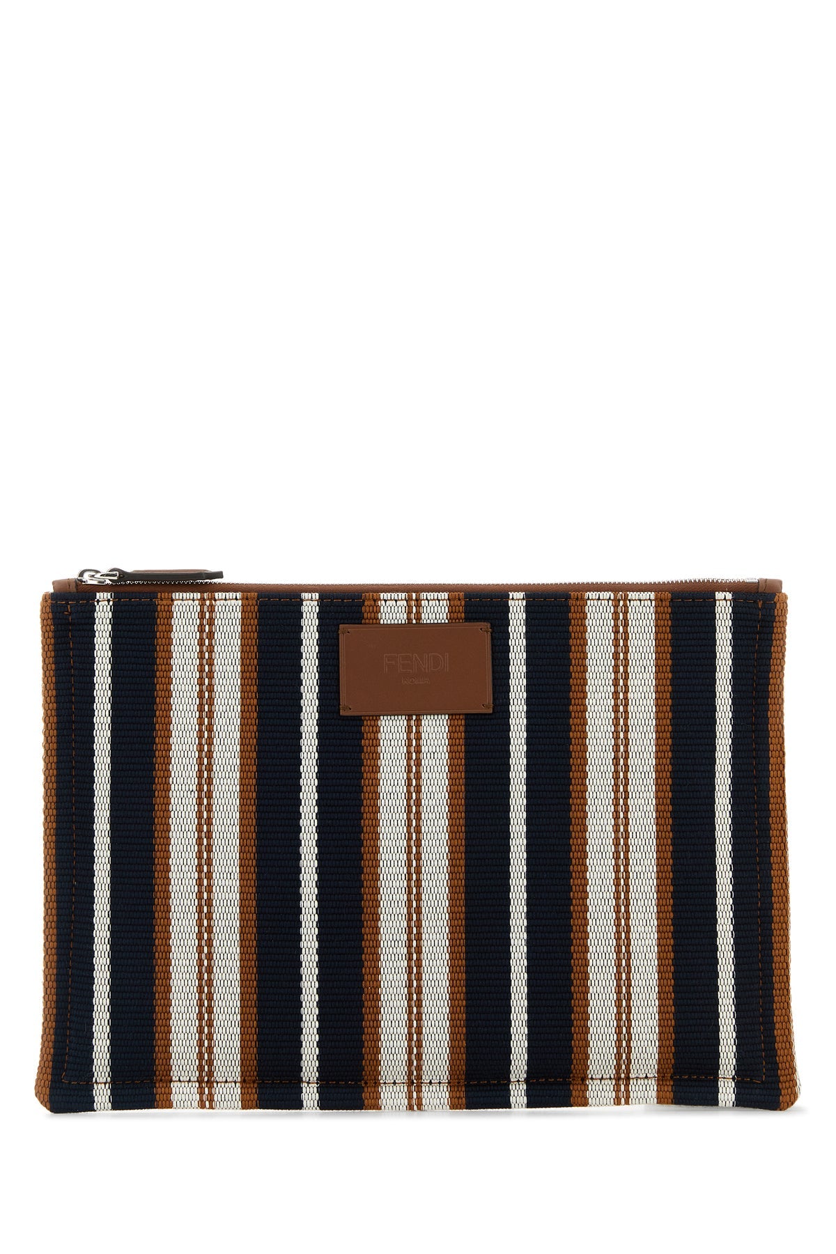 FENDI ポーチ フェンディ ポーチ メイクポーチ 財布 ペカン柄 ブラウン - メルカリ