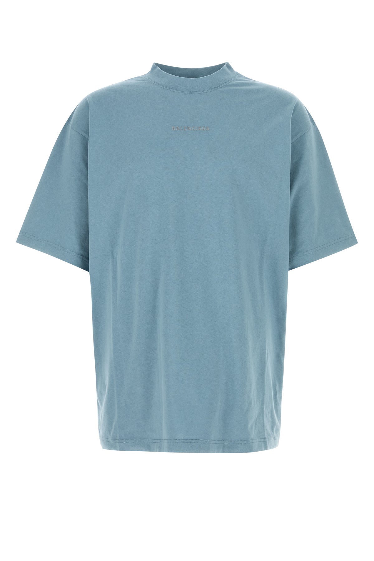 Tシャツ・カットソー BALENCIAGA Light-blue cotton t-shirt (764235TSVG7 1463) Tシャツ・カットソー BALENCIAGA Light-blue cotton t-shirt