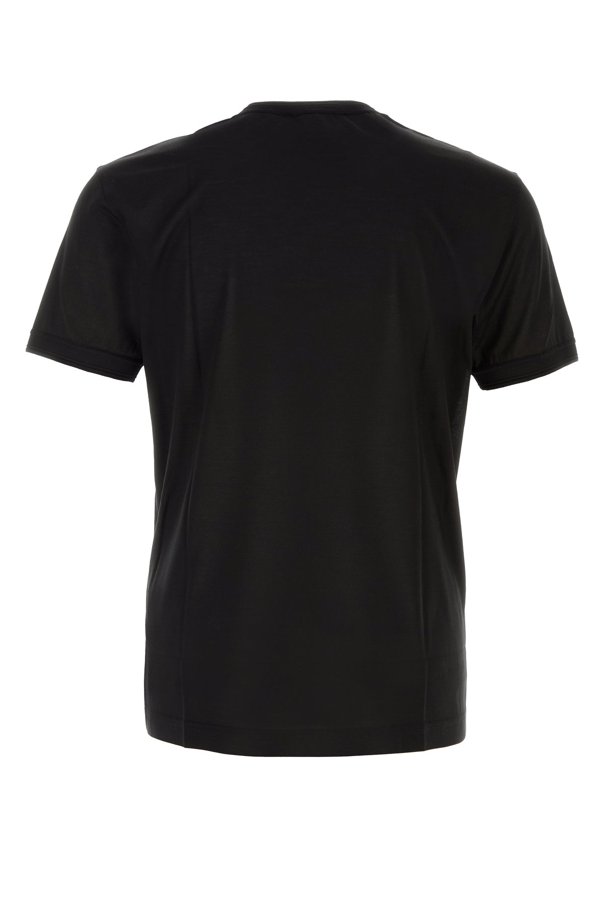 ブラック シルク Tシャツ