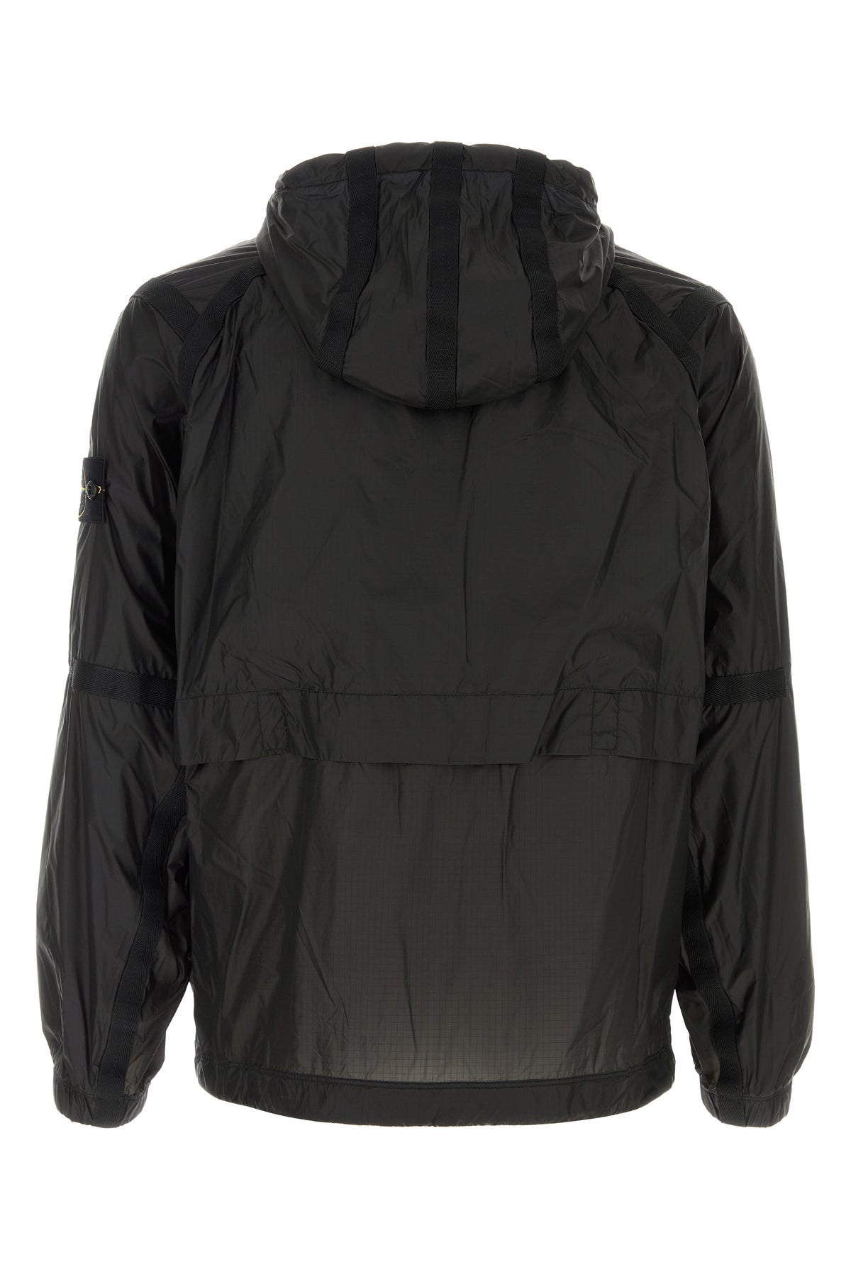 Stone Island/ストーンアイランド｜ブラック ナイロン ウィンド