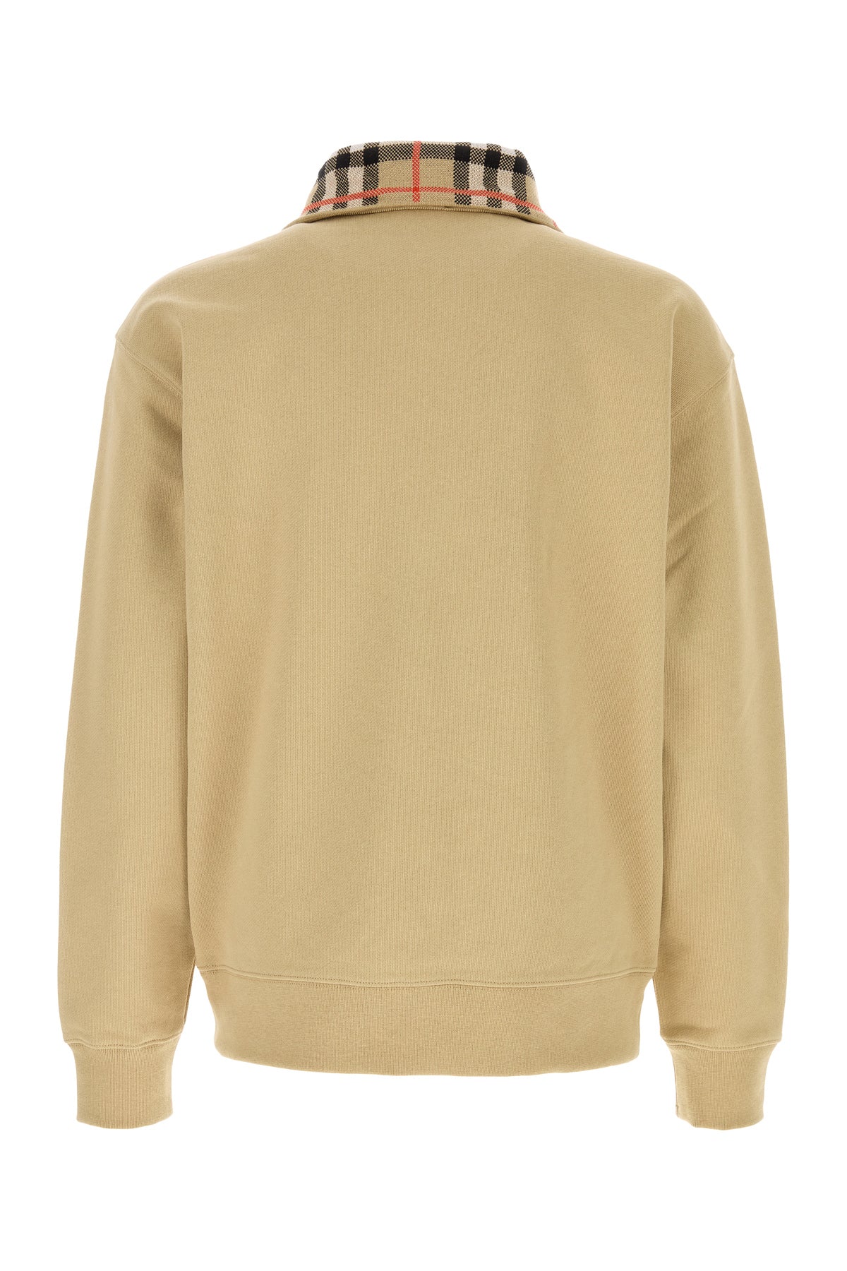 BURBERRY バーバリー ポロシャツ ハイネック ボーダー L ベージュ BURBERRY LONDON Cotton Pique Border L/S Polo Shirt ベージュ