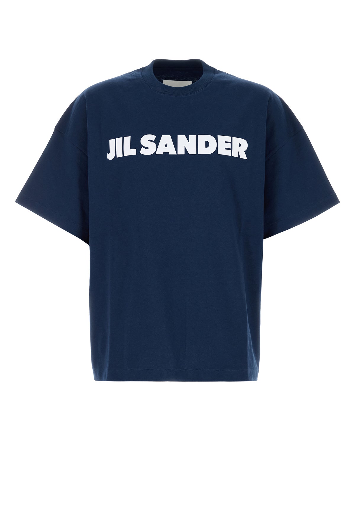 ネイビー ブルー コットン Tシャツ