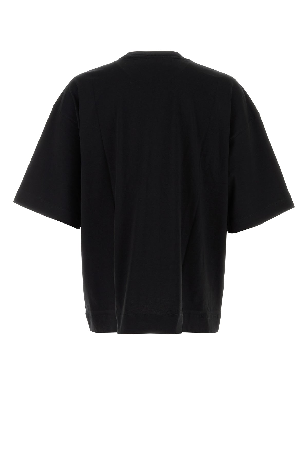 ブラック コットン オーバーサイズ Tシャツ