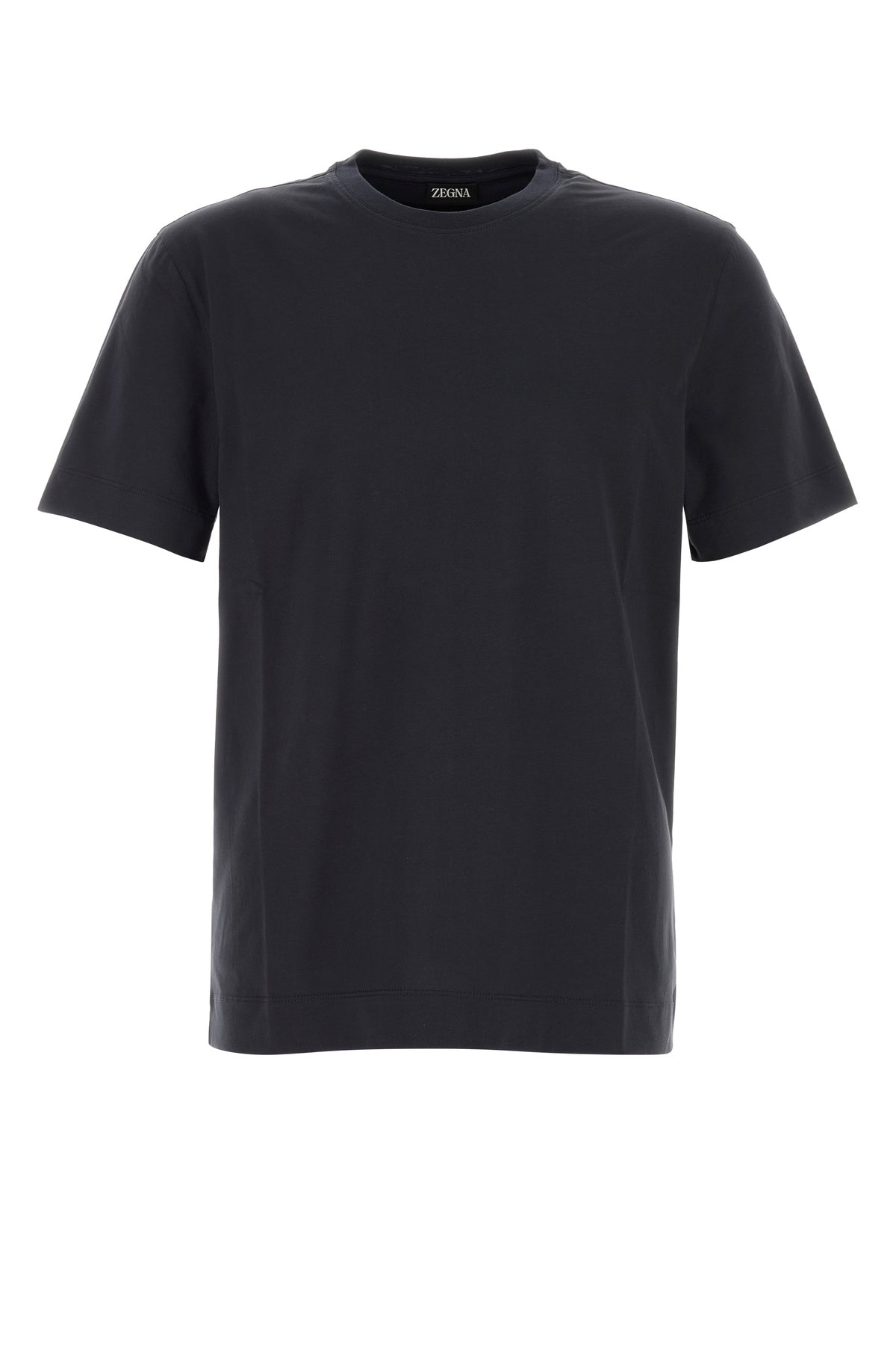 ダーク ブルー コットン Tシャツ