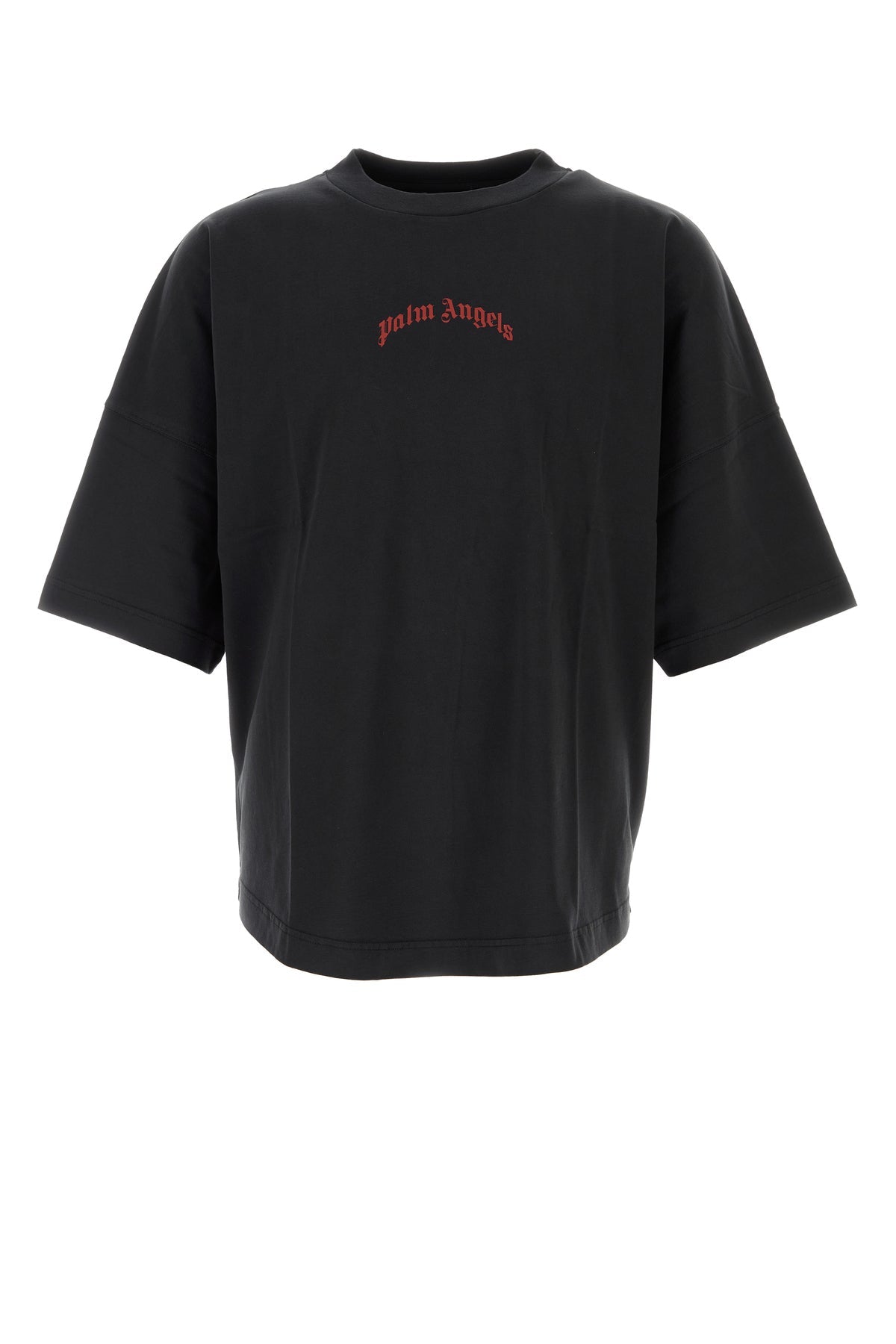 ブラック コットン オーバーサイズ Tシャツ