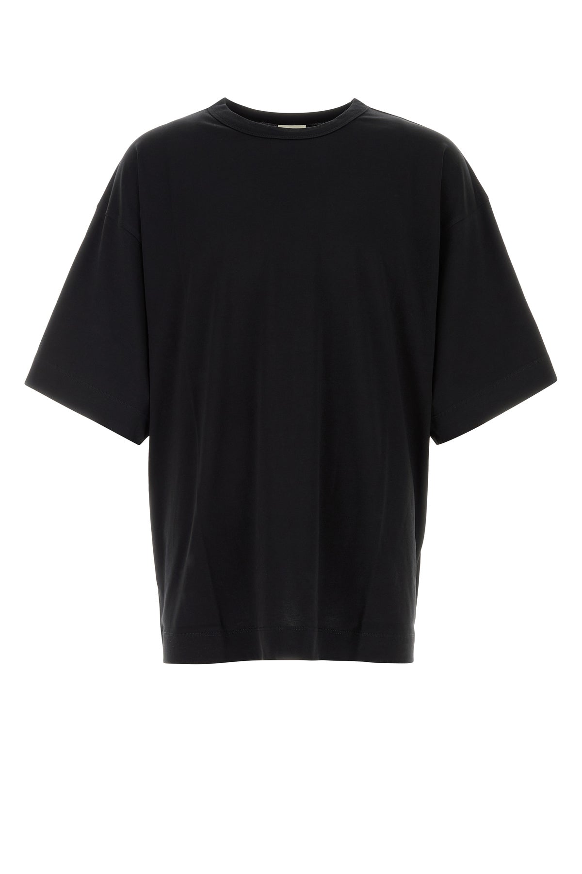 ブラック コットン オーバーサイズ Tシャツ