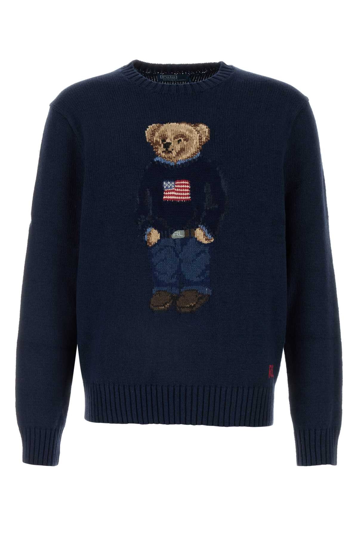 LSCRFLAGBEAR-LONG SLEEVE-PULLOVER