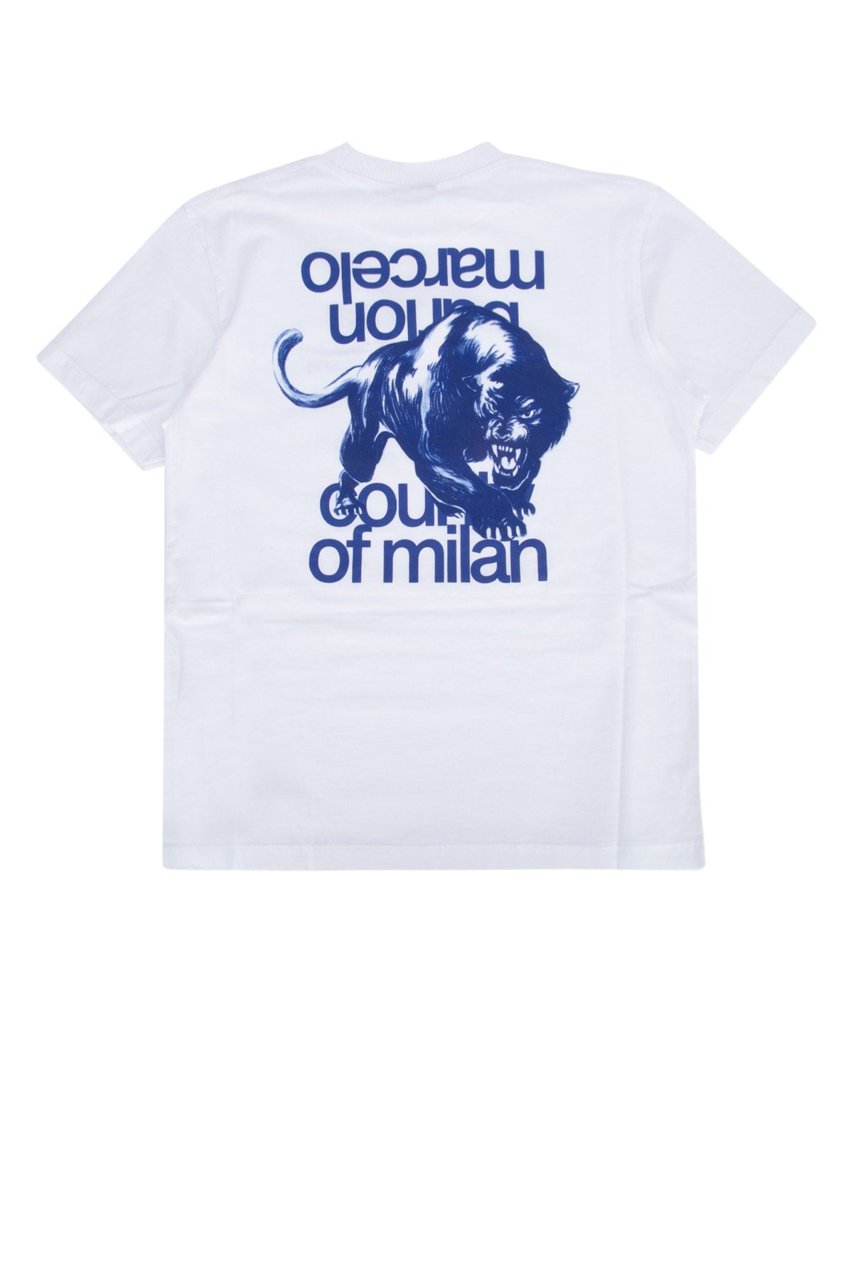 パンサー レギュラー Tシャツ ホワイト ブルー