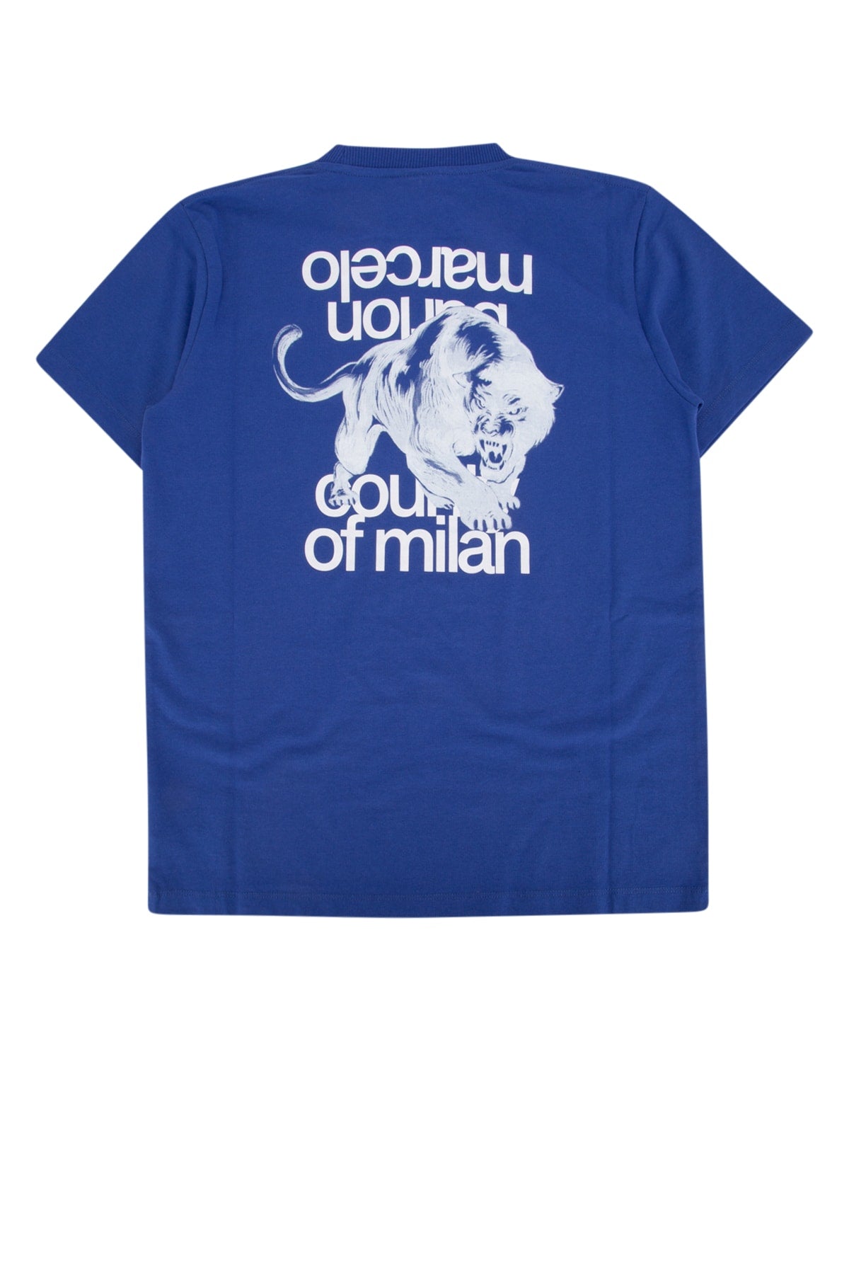 パンサー レギュラー Tシャツ ブルー ホワイト