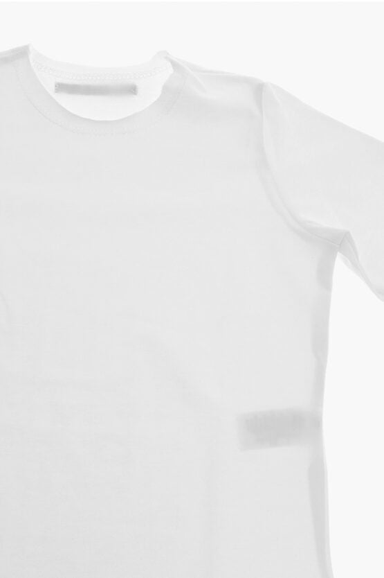 ソリッド カラー ロング スリーブ クルーネック Tシャツ