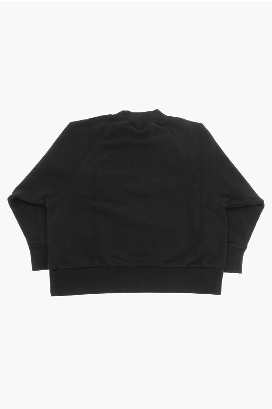 コットン クルーネック スウェットシャツ