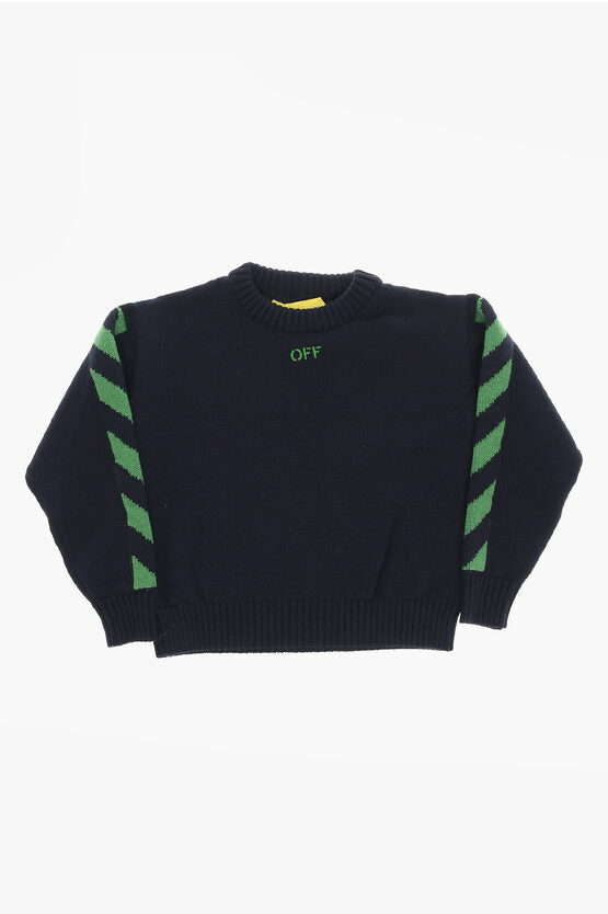 Off-White Kids/オフホワイトキッズ｜ヴァージン ウール クルー