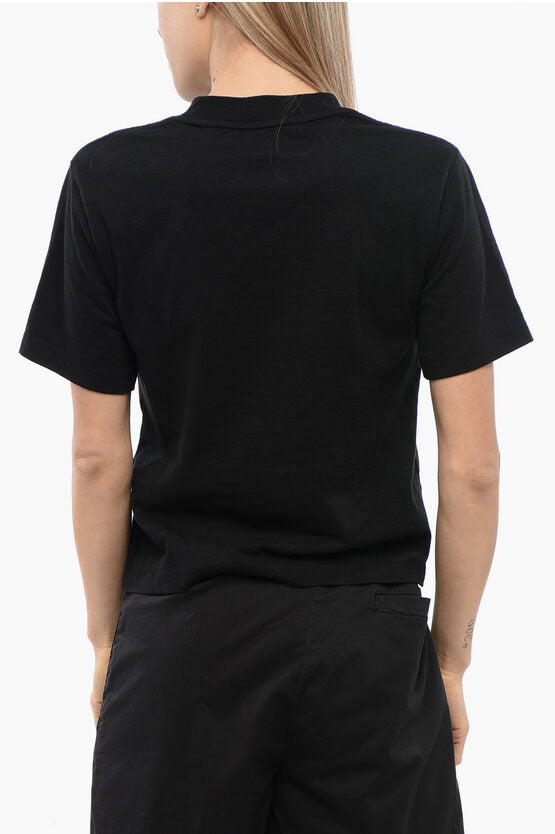 プリント クルーネック Tシャツ
