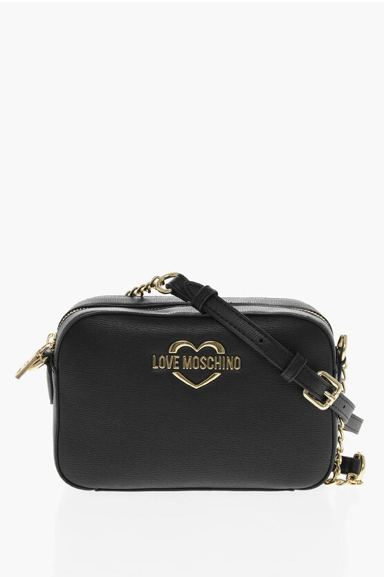 【Love Moschino】フェイクレザー クロスボディバッグ ロゴ LOVE MOSCHINO フェイクレザー クロスボディバッグ ロゴプリント