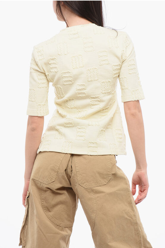 クルーネック Tシャツ ウィズ ステッチ