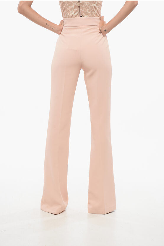 エリザベッタ フランキ ロングパンツ オーガンザ サテン ロゴ Elisabetta Franchi/エリザベッタ フランキ｜スリップ ドレス