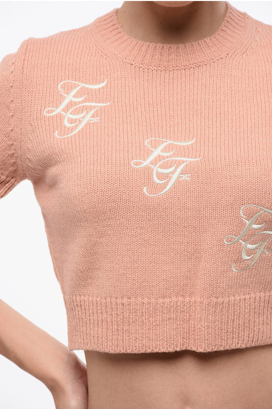 FENDI ロゴパターン ショートスリーブセーター Elisabetta Franchi/エリザベッタ フランキ｜ショートスリーブ